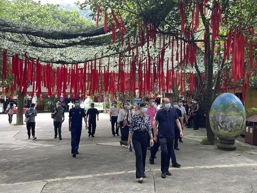 【安全環(huán)?！吭颇鲜“参瘯?huì )第十督查組到原始森林公園檢查指導-1.jpg